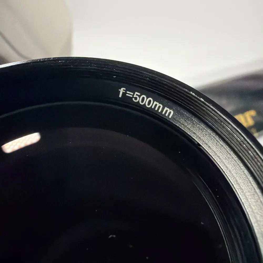 Vivitar Series 1 500mm f/8 Telephoto Lens T-Mount with T2-EOS Adapter